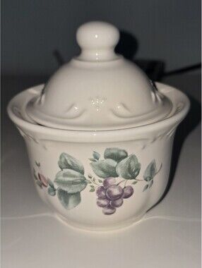 Pfaltzgraff Grapevine Sugar Dish/Butter Tub & Lid